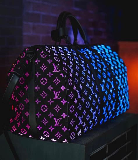 lv keepall fiber optic|louis vuitton light up keepall.